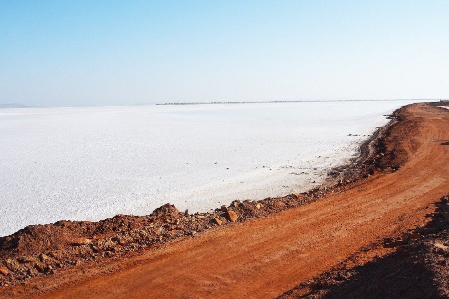 The white salt desert, Rann of Kutch