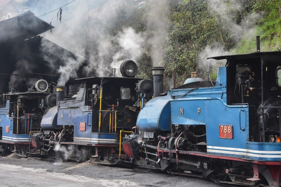 Darjeeling: The Darjeeling Himalayan Railway, also known as the Toy Train, is a 2 ft narrow-gauge railway based on zig zag and loop-line technology.It was declared a World