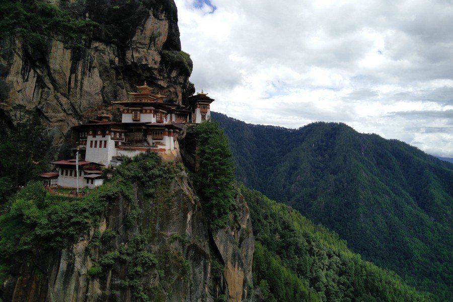Paro Taktsang, View from the steps